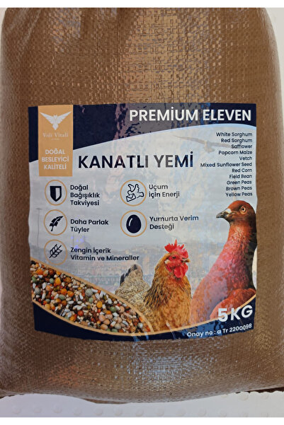 VoliVitali Premium Eleven Karışık Buğdaysız Güvercin Yemi Tozsuz 5 kg