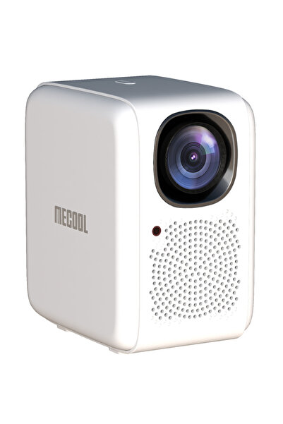 mecool έξυπνος προβολέας KP2, 1080p FHD, 600 ANSI, Wi-Fi, λευκός