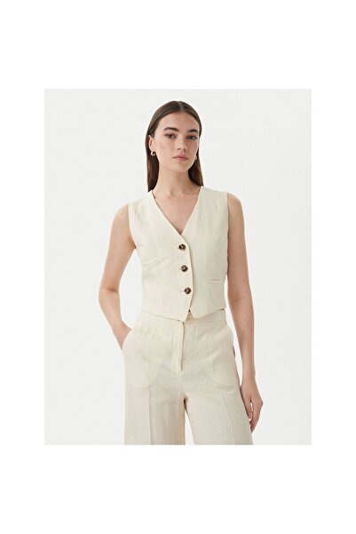 Marella Vestă de costum de damă 2615151032200 Crem