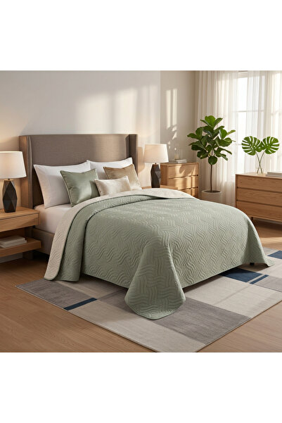 GENÇEV HOME COLLECTİONS Double-Sided Multi-Purpose Double Bed Cover – Can Be ...