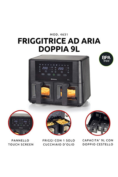 ARIETE Air Fryer Frytkownica beztłuszczowa 4631/00