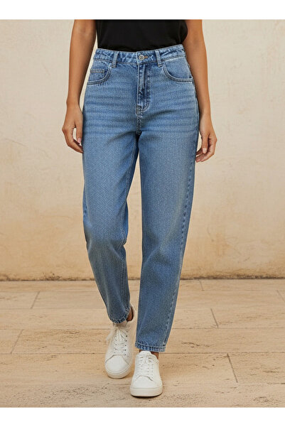 DNM High-Rise Mom Jeans
