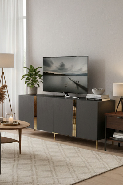 zetuna home KA1898AG KONSOL, ÇOK AMAÇLI DOLAP, KAHVE KÖŞESİ VE TV SEHPASI ANT...