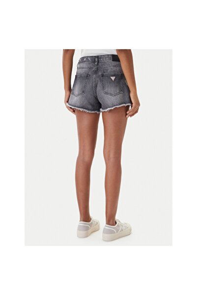 Guess Jeans Γυναικεία Τζιν Σορτς W6GDZ8D6572 Γκρι