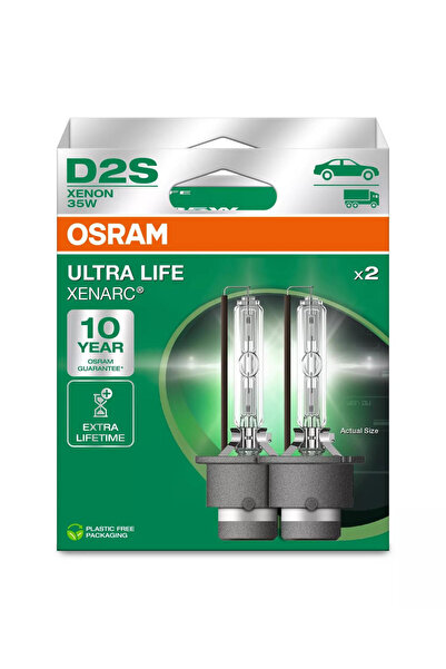 Osram Λάμπα Ξένου Xenarc Ultra Life D2S - P32d-2 - Σετ 2 τεμαχίων (Άνω-Κάτω)