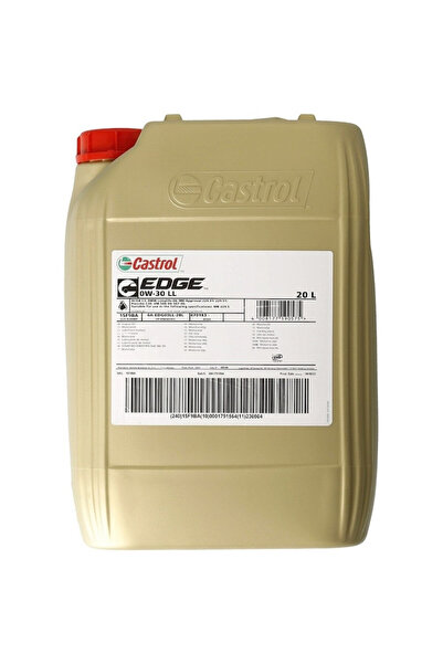 CASTROL Edge 6A LL 0W30 моторно масло за леки автомобили 20л