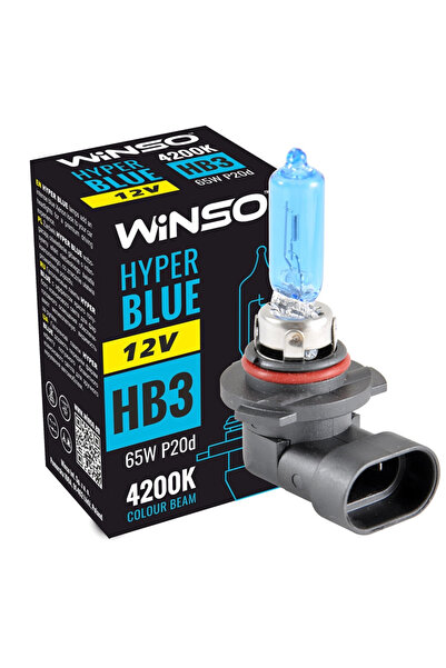 Winso Bec Halogen Hyper Blue HB3 - 12V, 65W P20d ● 4200K