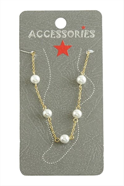Generic Brand İnci Luxury Steel Anklet - Yellow