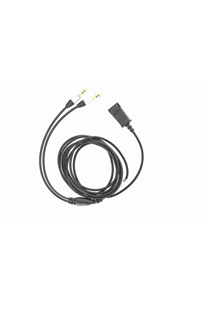 OEM Tellur - QD to 2 x Jack 3.5mm Adapter Cable - Black - Καλώδιο προσαρμογέα...