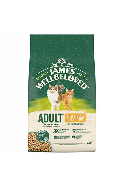 James Wellbeloved Hrană pentru pisici Adult Monoproteină cu curcan 4 kg