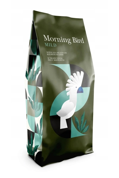 NO BRAND Cafea boabe MORNING BIRD Arabica mild 1 kg