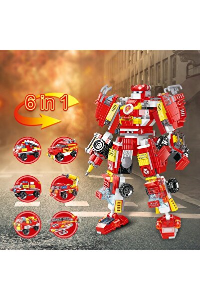 WOMA Cărămizi de plastic Robot pompier C0651A-DS