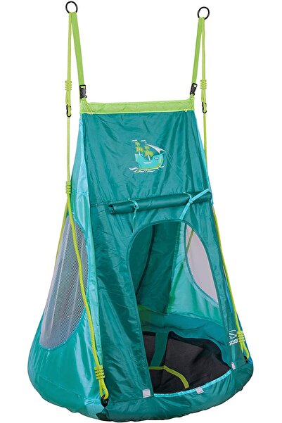 NO BRAND Leagăn suspendat HUDORA Nest Swing Pirate 90 cm Verde-turcoaz