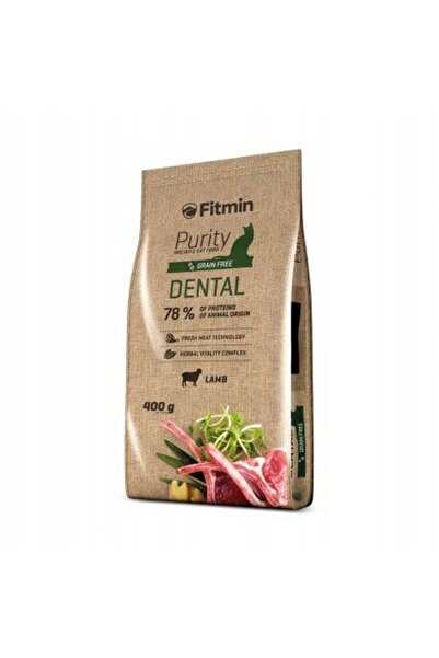 NO BRAND Hrana pentru pisici FITMIN Cat Purity Dental Mâncare de miel 400 g