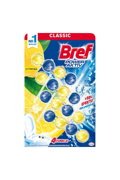 NO BRAND BREF Power Activ Citrice Cuburi pentru WC 4x50g
