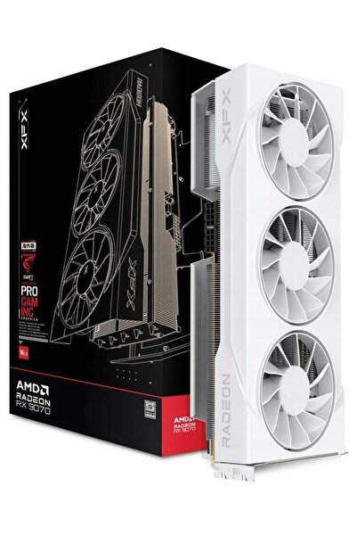 NO BRAND Placă grafică XFX Swift Radeon RX 9070 OC Albă Ediție Gaming cu Trei...