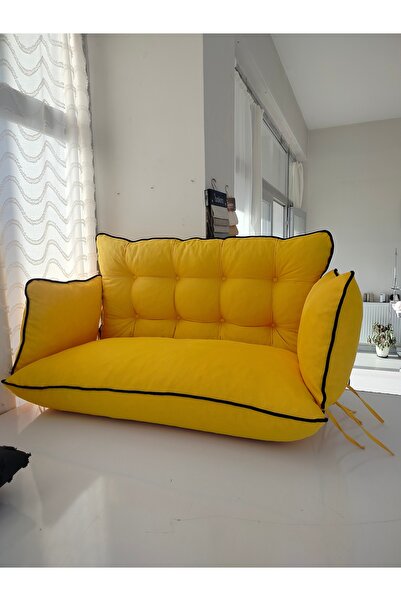 Rattano Garden Minder İçi Dolgulu Ve Bağcıklı İster Salıncak Minder İster Yer...