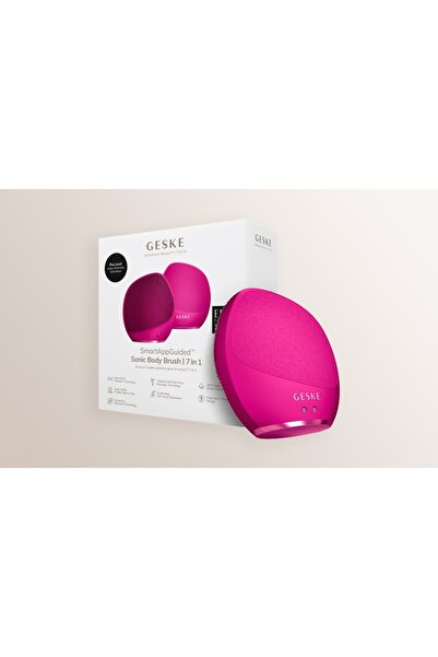 Geske Perie sonică pentru corp Brush & Intensive 7 în 1 Magenta