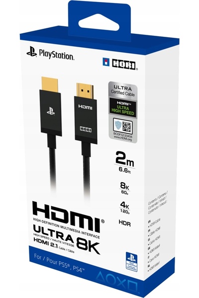 NO BRAND Cablu HDMI - HDMI HORI PS5 Ultra High Speed 8K 2 m