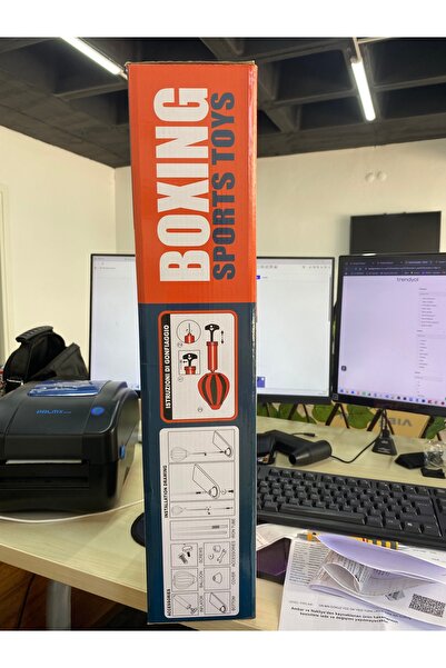 Shoplandu Çocuklar için Ayarlanabilir Yaylı Boks Topu Refleks Geliştirici Boks Standı