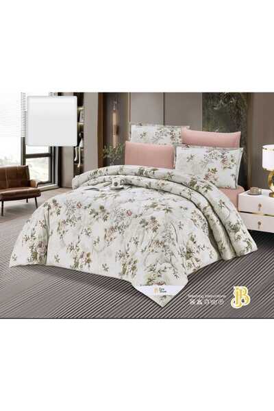 BIET ALMAFROSHAT 6-Piece Quilted Bedspread Set with a Quilted Bed Runner