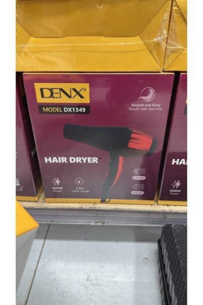 Denx Dx1349 Professional 1600W Hair Dryer Hot and Cold Wind Hair Dryer Blow D...