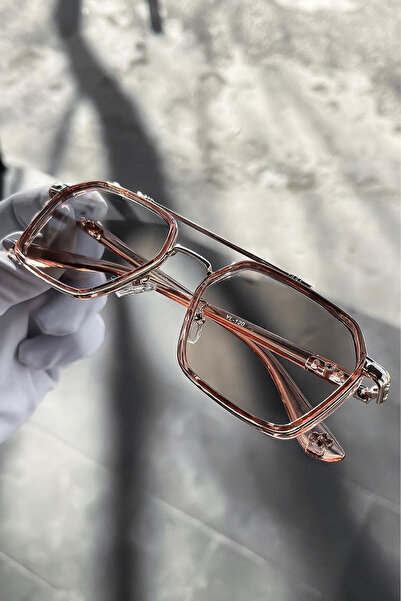 Roger Bacon Rose Gold Erkek Güneş Gözlük Pilot Model Uv400 Koruyucu