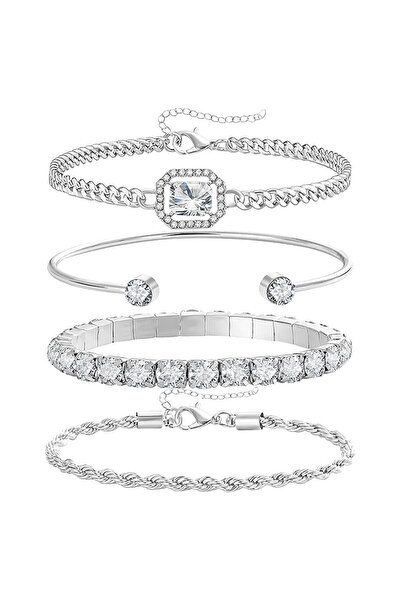 CCILIYC Women's Bracelet,Cubic Zirconia Bangle Women Jewelry,Birthday Mothers...