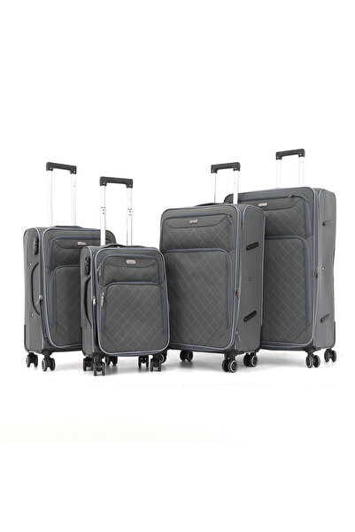 MELIFE 4 Piece Soft Luggage Set | 20", 24", 28", 32" | Lightweight Travel Tro...