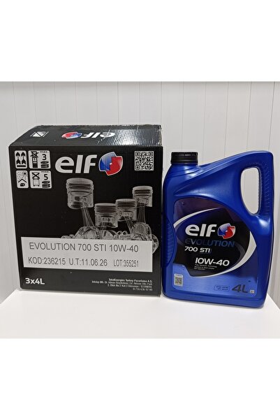 EVOL ELFEVOL 700 STI 10W-40 4 LT 2026 ÜRETİM