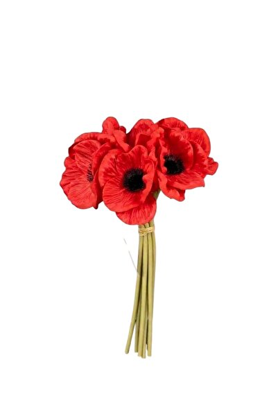 Generic 6 Roses Anemone Bouquet for Home Decoration