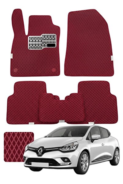 Evanotion Renault Clio 4 2012-2019 Araca Özel Premium Eva Oto Paspas Topuk Ko...