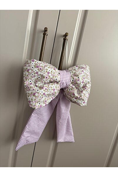 ToffyStore Lila Flower Fiber Filled Bow