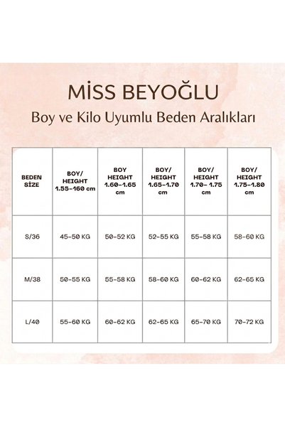 Miss Beyoğlu Women's Digital Print Slit Skirt and Blouse Double Set with Drawstring Detail