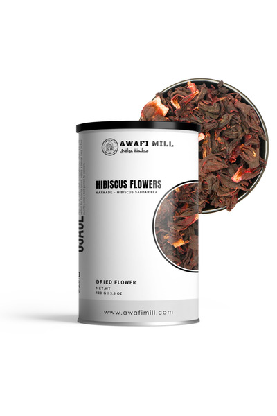 AWAFI MILL Sudanese Hibiscus Flowers 100g | Karkadeh |