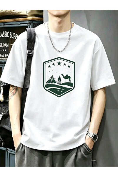 Ornella Studio Summer 180g lightweight cotton T-shirt with Korean-style clash...
