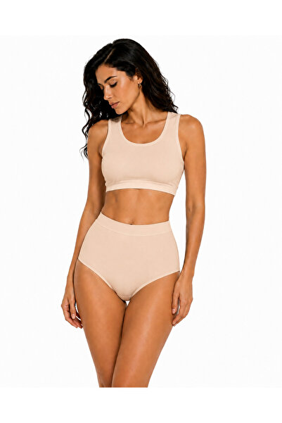 AV ANZAV 1574 Women's Seamless High-Waist Slip Panties – Flexible, Non-Markin...