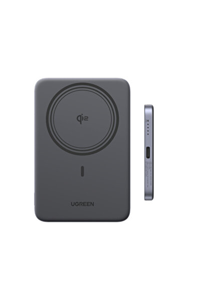 Ugreen PB580-75984B Magnetic Slim Qi2 Wireless Power Bank 5000 20W Gray