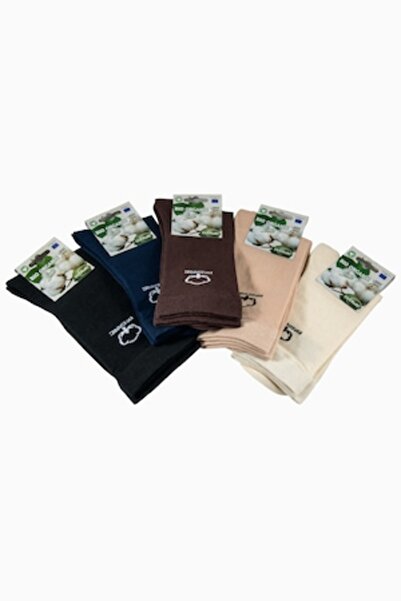 Overall Set de 5 perechi de șosete din bumbac organic, pentru bărbați, certif...