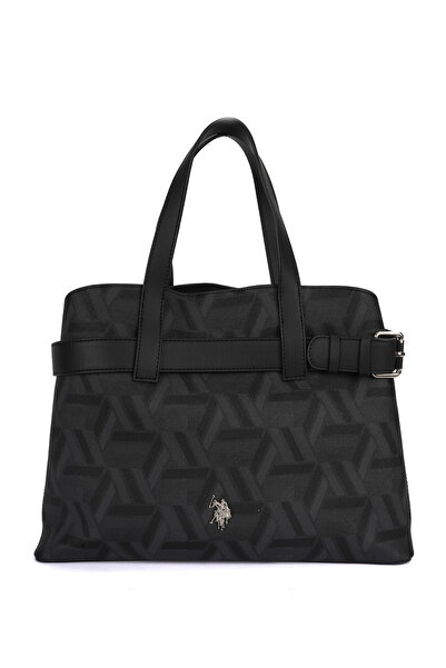 U.S. Polo Assn. Black-Black Women's Shoulder Bag Us26507