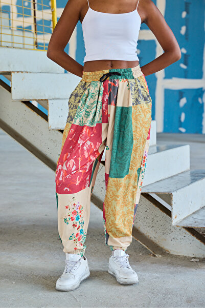 Superbluemexico Women's Street Style Loose Baggy Trousers