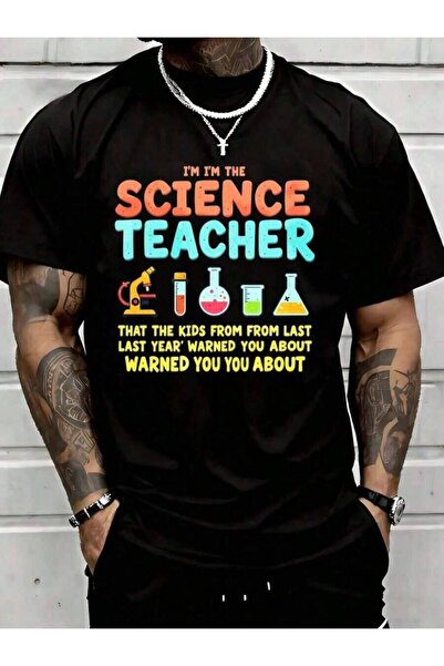 4CR Funny Gift T-Shirt I'm The Teacher That Warned You About Heavyweight 220g...