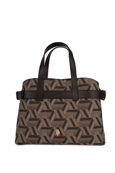 U.S. Polo Assn. Coffee-Brown Women's Shoulder Bag Us26507