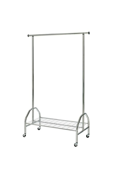 OEM Hanger stand, stender, HM WU18, with double shoe shelf, chromed metal, wi...