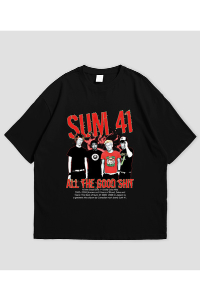 Grafftee Clothing Sum Printed Unisex Oversize T-Shirt