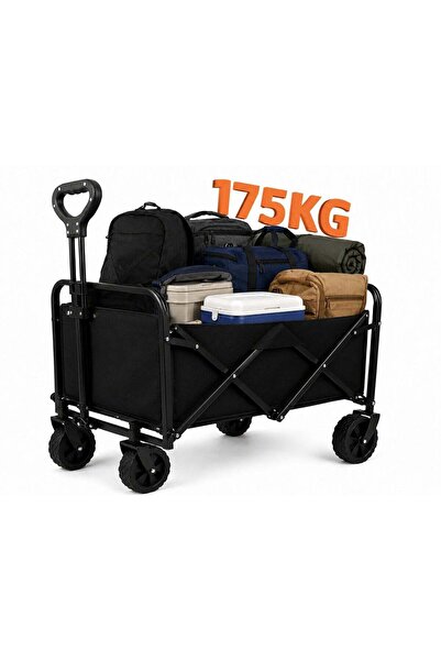 Relax Smart Foldable Camping Cart - 175 kg Capacity, Removable Fabric for Eas...