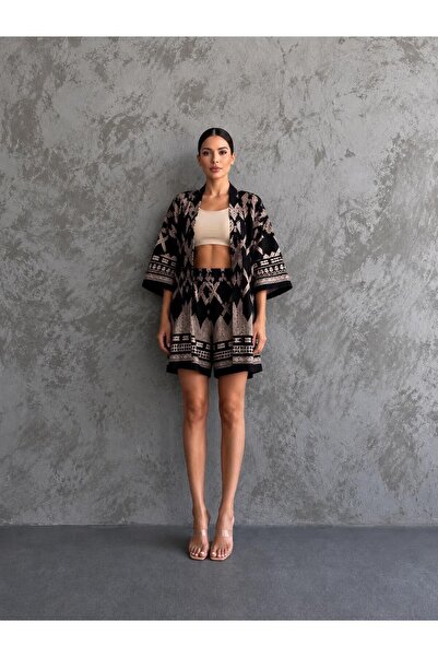 Rabi Shine Women's Viscose Kimono Set