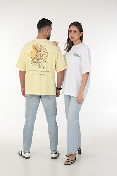 Aquarelle Oversize Leo Zodiac T-shirt for Unisex - 100% Cotton