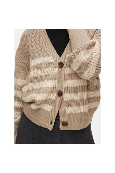 Vero Moda Cardigan de damă 10249632 Bej