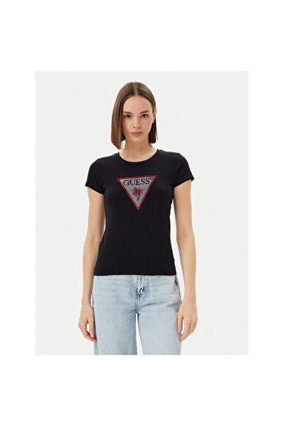 Guess Tricou de damă E5GI08J1314 Negru